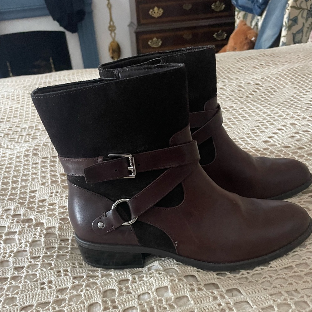 Ralph Lauren Brown equestrian booties